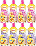 Dalin Çamaşır Yumuşatıcı Konsantre 1500ML Bahar Ninnisi + 1500ML Düş Bahçesi (Karma 8 Li Set)