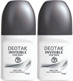 Deotak Roll-On 35ML Invısıble (Formen/Erkek) (2 Li Set)