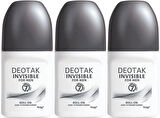 Deotak Roll-On 35ML Invısıble (Formen/Erkek) (3 Lü Set)