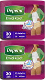 Depend Emici Külot Hasta Bezi Medium - Orta Kadın 60 Adet (2PK*30)
