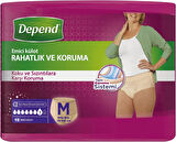 Depend Emici Külot Hasta Bezi Medium - Orta Kadın 30 Adet (3PK*10)