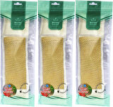 Derma Naturel Palmiye Örme İpli Banyo Kemeri (8*24CM) (3 Lü Set)