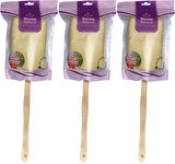 Derma Naturel Palmiye Örme Sopalı Banyo Sırt Lifi (8*24CM) MS-09 (3 Lü Set)