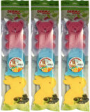 Derma Naturel 3 Lü Renkli Bebek Banyo Süngeri (3 Lü Set)