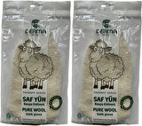 Derma Naturel Therapy Saf Yün Banyo Eldiveni T-485 (2 Li Set)