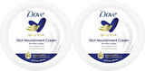 Dove Besleyici El ve Vücut Bakım Kremi 250ML Rich Nourishment Cream (Mavi) (2 Li Set)