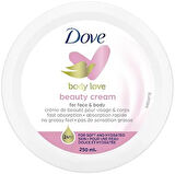 Dove Besleyici El ve Vücut Bakım Kremi 250ML Beauty Cream (Pembe) (4 Lü Set)