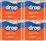 Drop Tuvalet Kağıdı Çift Katlı 128 Li Paket (4PK*32)