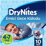 Drynites Emici Gece Külodu/Külot Bez Erkek 4-7 Yaş 17-30KG Small 60 Adet 6PK*10 AltIslatmalara Karşı