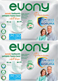Evony Premium Hasta Bezi Yetişkin Bel Bantlı Tekstil Yüzey M-Orta 60 Adet