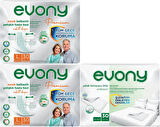 Evony Premium Hasta Bezi Yetişkin Bel Bantlı Tekstil Yüzey Büyük 60 Adet+Yatak Koruyucu Örtü 30 Adet
