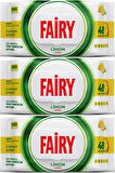 Fairy Yüzey Temizlik Havlusu 100 Yaprak Limon Yağlı - Beyaz Sirke - Karbonat (3 Lü Set) 300 Yaprak