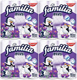 Familia Plus Tuvalet Kağıdı 3 Katlı 128 Li Paket Sihirli Çiçekler (4pk*32)