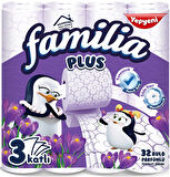 Familia Plus Tuvalet Kağıdı 3 Katlı 128 Li Paket Sihirli Çiçekler (4pk*32)