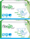 Flexi Life Yetişkin Hasta Bezi Bel Bantlı Tekstil Yüzeyli Medium Orta 60 Adet