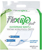 Flexi Life Yetişkin Hasta Bezi Bel Bantlı Tekstil Yüzeyli L 60 Adet + Yatak Koruyucu Örtü 30 Adet