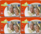 FreshLife Yetişkin Hasta Bezi Bel Bantlı L - Large - Büyük 120 Adet (4PK*30)