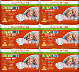 FreshLife Yetişkin Hasta Bezi Bel Bantlı S - Küçük - Small 180 Adet (6PK*30)