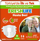 FreshLife Yetişkin Hasta Bezi Bantlı M - Medium - Orta 150 Adet (5PK*30)