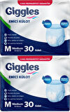 Giggles Hasta Bezi Yetişkin Emici Külot M-Orta 60 Adet (2Pk*30)