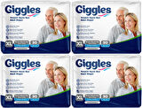 Giggles Hasta Bezi Yetişkin Bel Bantlı Tekstil Yüzey Ekstra Büyük (XL) 120 Adet (4PK*30)