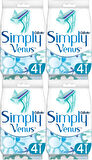 Gillette Simply Venus 2 Kullan At Kadın Tıraş Bıçağı 16 Lı Set (4PK*4)