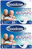 Goodcare Hasta Bezi Yetişkin Bel Bantlı Tekstil Yüzey L Large - Büyük 60 Adet (2PK*30)