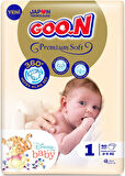 Goon Premium Soft Bebek Bezi Beden:1 (2-5Kg) Yeni Doğan 100 Adet Jumbo Ekonomik Pk