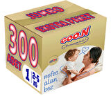 Goon Premium Soft Bebek Bezi Beden:1 (2-5Kg) Yeni Doğan 300 Adet Jumbo Ekstra Pk