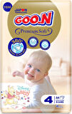 Goon Premium Soft Bebek Bezi Beden:4 (9-14Kg) Maxi 204 Adet Jumbo Ekstra Pk