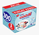 Goon Mutlu Bebek Bebek Bezi Beden:3 (7-12Kg) Midi 300 Adet Aylık Fırsat Pk