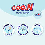 Goon Mutlu Bebek Bebek Bezi Beden:3 (7-12Kg) Midi 300 Adet Aylık Fırsat Pk
