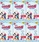 Goon Mutlu Bebek Külot Bebek Bezi Beden:4 (9-14KG) Maxi 180 Adet Jumbo Ekstra Pk