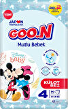 Goon Mutlu Bebek Külot Bebek Bezi Beden:4 (9-14KG) Maxi 180 Adet Jumbo Ekstra Pk