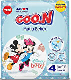Goon Mutlu Bebek Bebek Bezi Beden:4 (9-14KG) Maxi 270 Adet Aylık Fırsat Pk