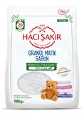 Hacı Şakir Sabun Tozu Granül Matik 3KG Parfümsüz (Bebekler/Hassas Ciltler İçin) 75 Yıkama (3PK*1KG)