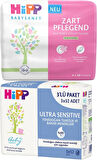 Hipp Baby Sanft Islak Havlu Mendil Karma Sensitive Yeni Doğan + Klasik 7 Li Set 348 Yaprak