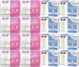 Hipp Baby Sanft Islak Havlu Mendil Karma Sensitive Yeni Doğan + Klasik 56 Lı Set 2784 Yaprak