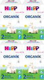 Hipp Organik Keçi Sütü Bazlı Devam Sütü 400GR No:2 (6.Aydan İtibaren) (4 Lü Set)