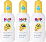 Hipp Babysanft Sprey Güneş Kremi Sonnenspray 50+ Faktör Ultra Sensıtıv 150ML Sprey (3 Lü Set)