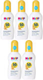 Hipp Babysanft Sprey Güneş Kremi Sonnenspray 50+ Faktör Ultra Sensıtıv 150ML Sprey (5 Li Set)