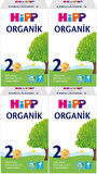 Hipp Organik Devam Sütü 600GR No:2 (6. Aydan İtibaren) (4 Lü Set)