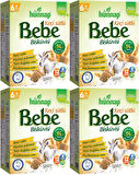 Hünnap Bebe Bisküvisi Keçi Sütlü 400GR 4 lü Set (Toplam 1600GR)