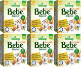 Hünnap Bebe Bisküvisi Keçi Sütlü 400GR 6 lı Set (Toplam 2400GR)