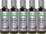 Hünnap Keten Tohumu Yağı 100ML (Soğuk Press) (5 Li Set)