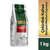 Jacobs Banquet Medium Çekirdek Kahve 1KG (Espresso Beans) (3 Lü Set)