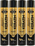 Jagler Saç Spreyi 400ML Keratinli  Keratin Strong Hold - Minarelli - Ekstra Sert (4 Lü Set)