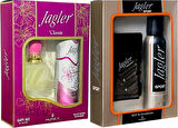 Jagler Parfüm Seti (Karma Set) Kadın 60ML Classic + Deodorant / Erkek 90ML Sport + Deodorant