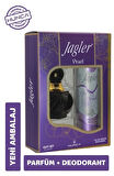 Jagler Parfüm Seti (Karma Set) Kadın 60ML Pearl + Deodorant / Erkek 90ML Sport + Deodorant