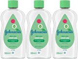 Johnsons Baby Bebek Yağı 300ML Aleo Vera (3 Lü Set)